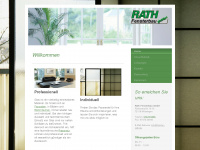 rath-fensterbau.de Webseite Vorschau