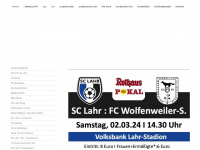 sc-lahr.de Webseite Vorschau