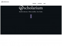 scholarium.at Webseite Vorschau