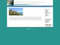 verdon-en-provence.com Webseite Vorschau