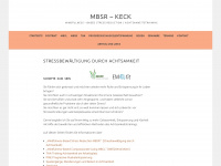 mbsrkeck.wordpress.com Webseite Vorschau