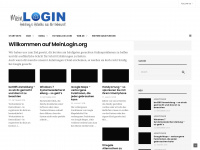 meinlogin.org Webseite Vorschau