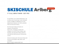 skischule-arlberg.com Webseite Vorschau