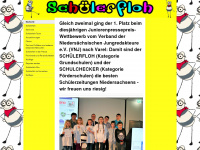 schuelerfloh.net Webseite Vorschau