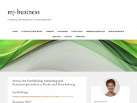 mj-business.de Webseite Vorschau
