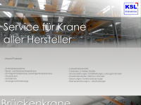 ksl-kranservice.com Webseite Vorschau