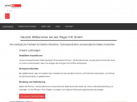 regiohik.ch Webseite Vorschau