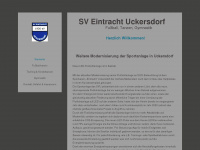 sv-uckersdorf.de Webseite Vorschau