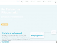 pm-pflegemarkt.com Webseite Vorschau