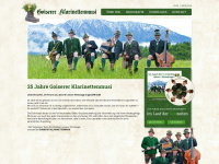 goiserer-klarinettenmusi.at Webseite Vorschau