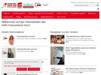 awo-harz.de Webseite Vorschau