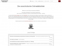 anarchistischebibliothek.org Webseite Vorschau