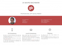 georgbachmann.com Webseite Vorschau