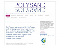 polysand.eu Webseite Vorschau