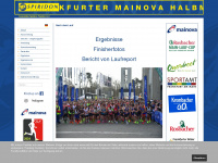 frankfurter-halbmarathon.de Webseite Vorschau