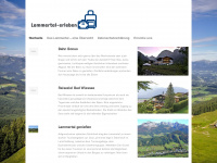 lammertal-erleben.at Webseite Vorschau