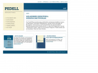 pedell.at Webseite Vorschau
