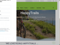 happytrails.de Webseite Vorschau