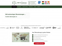 bm-translations.de Webseite Vorschau
