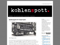 kohlenspott.wordpress.com Webseite Vorschau
