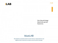 bluelab.at Webseite Vorschau