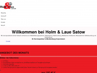 holm-laue-satow.de Webseite Vorschau