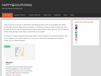 happy-couponing.de Webseite Vorschau