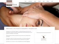 praxis-osteopathie.ch Webseite Vorschau