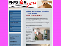 physiotherapie-schettler.de Webseite Vorschau