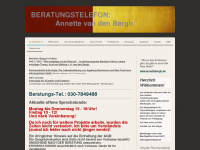 annettebergh-telefonberatung.de Webseite Vorschau