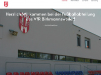 vfr-bmw-fussball.de Webseite Vorschau