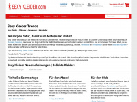 sexy-kleider.com Webseite Vorschau