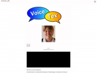 voicetex.de Webseite Vorschau
