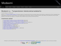 modeemi.fi Webseite Vorschau