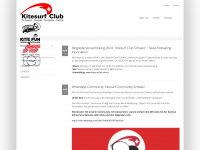 kitesurfclub.ch Webseite Vorschau