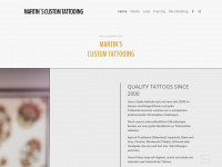 martins-custom-tattooing.de Webseite Vorschau