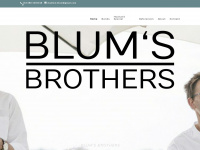 blumsbrothers.at Webseite Vorschau