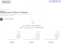 restaurant-spedition.ch Webseite Vorschau