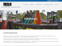live-eventservice.de Webseite Vorschau