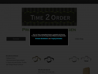 time2order.de Webseite Vorschau
