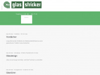 glas-stricker.com Webseite Vorschau