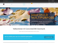 concrete5.dk Webseite Vorschau