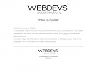 webdevs.li Webseite Vorschau