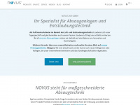 novusair.com Webseite Vorschau