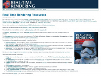 realtimerendering.com Webseite Vorschau