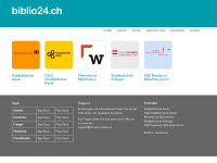 biblio24.ch Webseite Vorschau