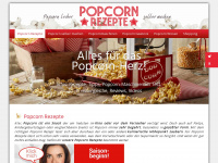 popcorn-rezepte.de Webseite Vorschau