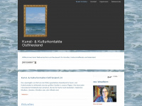 kunst-kulturkontakte-ostfriesland.de Webseite Vorschau