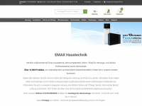 emax-haustechnik.de Webseite Vorschau