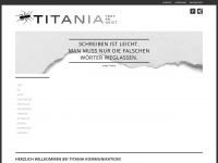 titania-pr.de Webseite Vorschau